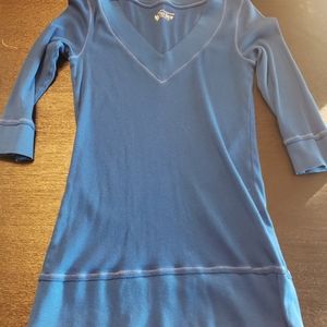 Blue half sleeve shirt